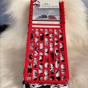 Minnie Mouse head with Red dish rack NWT